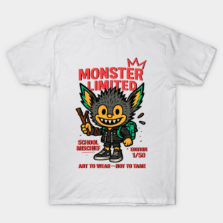 Monster Limited School Mischief Art To Wear -- T-Shirt
