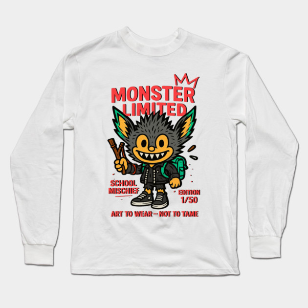 Monster Limited School Mischief Art To Wear -- Long Sleeve T-Shirt by Art2Wear