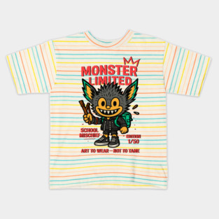 Monster Limited School Mischief Art To Wear -- Kids T-Shirt