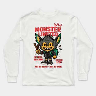 Monster Limited School Mischief Art To Wear -- Long Sleeve T-Shirt