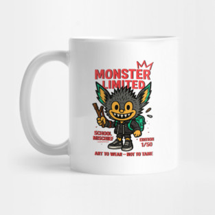 Monster Limited School Mischief Art To Wear -- Mug