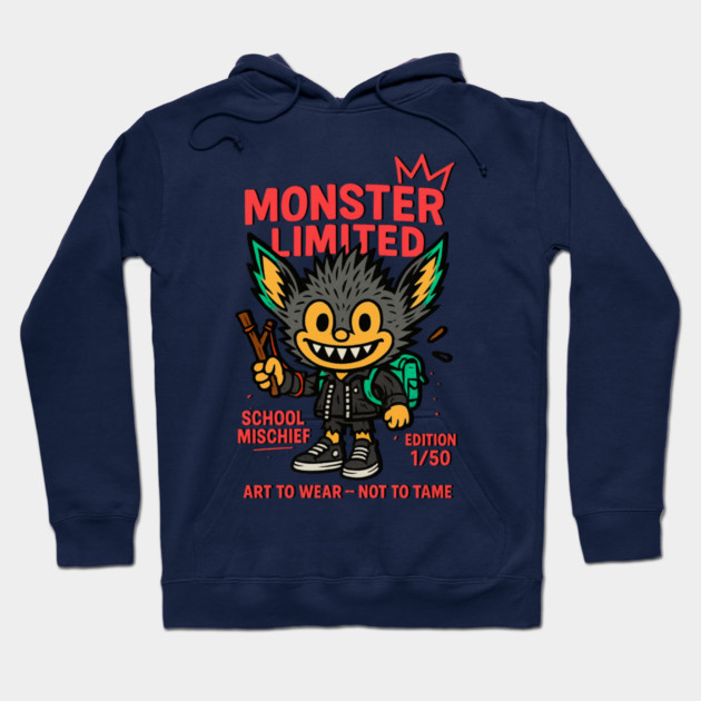 Monster Limited School Mischief Art To Wear -- Hoodie by Art2Wear