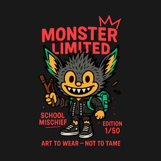 Monster Limited School Mischief Art To Wear -- by Art2Wear