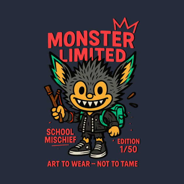 Monster Limited School Mischief Art To Wear -- by Art2Wear