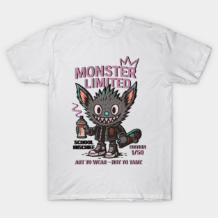 Monster Mischief Limited Edition, Back to School T-Shirt