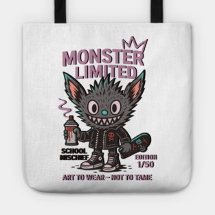 Monster Mischief Limited Edition, Back to School Tote
