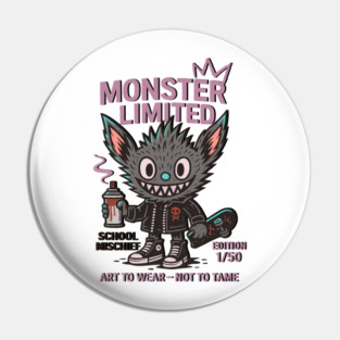 Monster Mischief Limited Edition, Back to School Pin