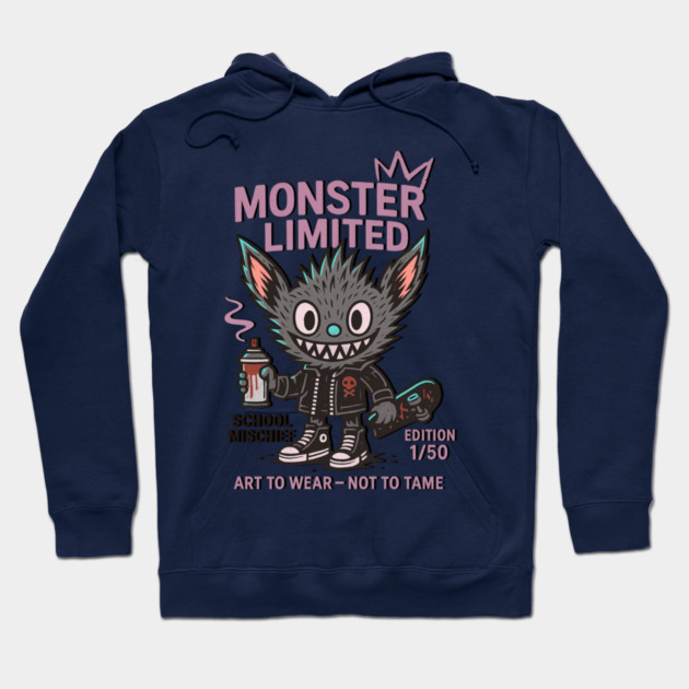 Monster Mischief Limited Edition, Back to School Hoodie by Art2Wear