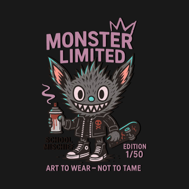 Monster Mischief Limited Edition, Back to School by Art2Wear