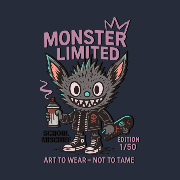 Monster Mischief Limited Edition, Back to School by Art2Wear