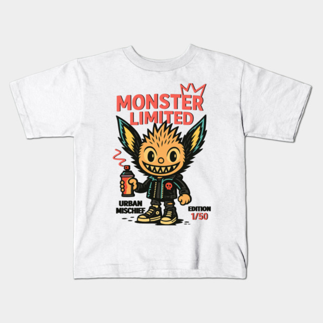 Monster Limited Urban Mischief Edition 1/50 Kids T-Shirt by Art2Wear