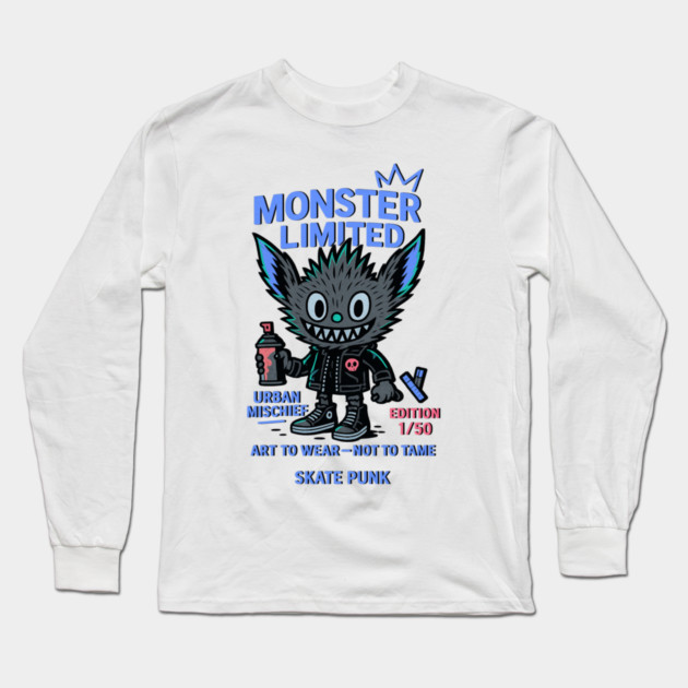 Urban Mischief Monster Limited Edition Numbered Long Sleeve T-Shirt by Art2Wear