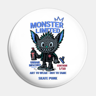 Urban Mischief Monster Limited Edition Numbered Pin