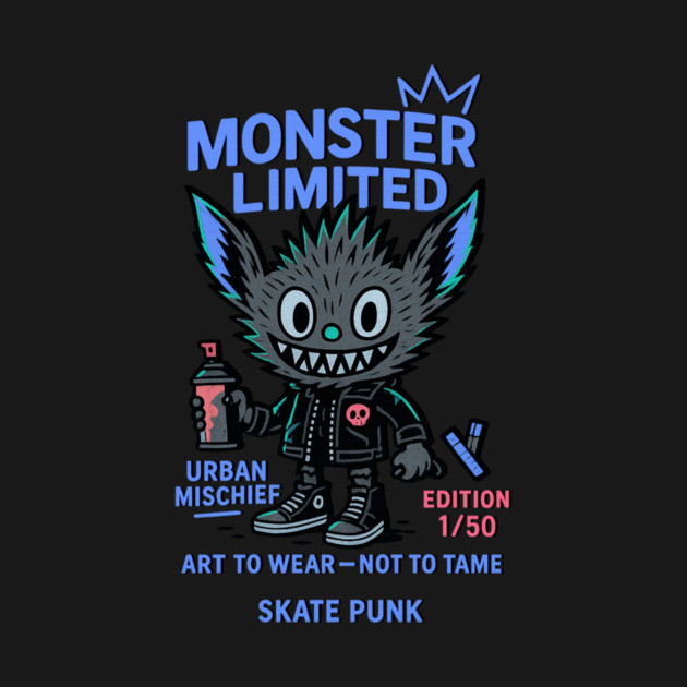 Urban Mischief Monster Limited Edition Numbered by Art2Wear