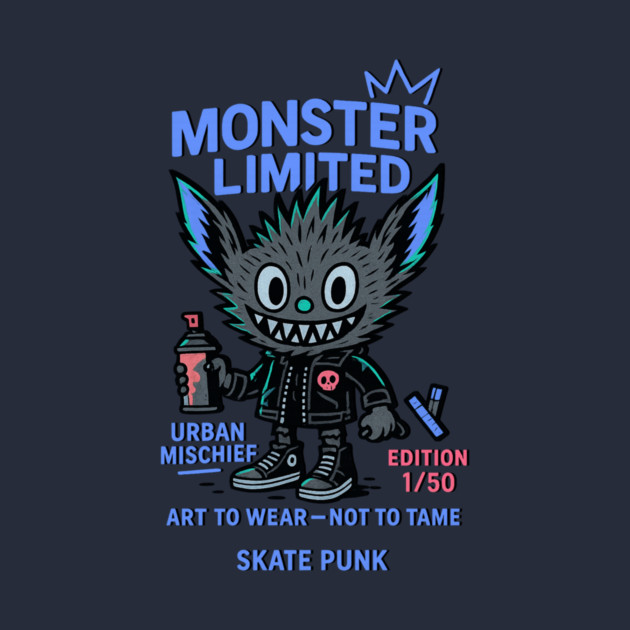 Urban Mischief Monster Limited Edition Numbered by Art2Wear
