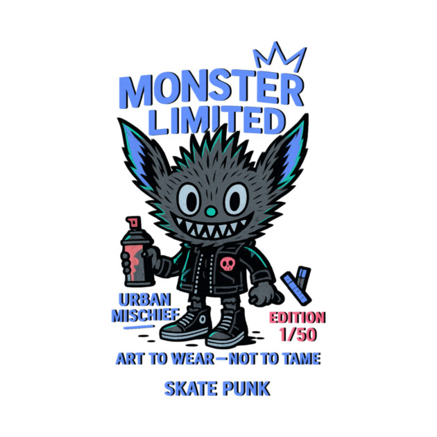 Urban Mischief Monster Limited Edition Numbered by Art2Wear