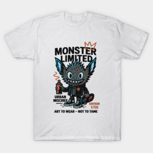 Urban Mischief Limited Edition Monster Graphic Tee T-Shirt