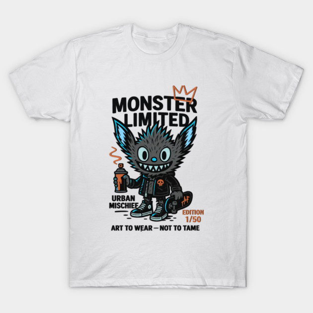 Urban Mischief Limited Edition Monster Graphic Tee T-Shirt by Art2Wear