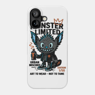 Urban Mischief Limited Edition Monster Graphic Tee Phone Case