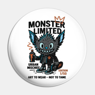 Urban Mischief Limited Edition Monster Graphic Tee Pin