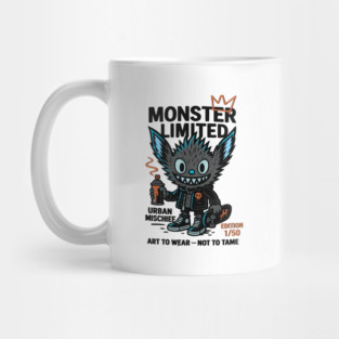 Urban Mischief Limited Edition Monster Graphic Tee Mug