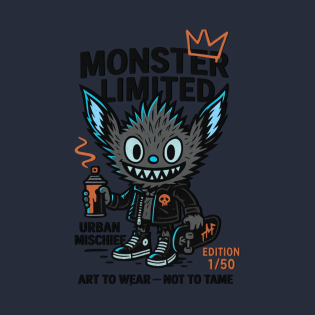 Urban Mischief Limited Edition Monster Graphic Tee by Art2Wear