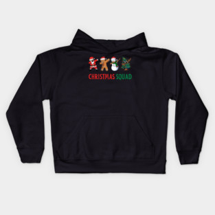 Dabbing Christmas Squad Kids Hoodie