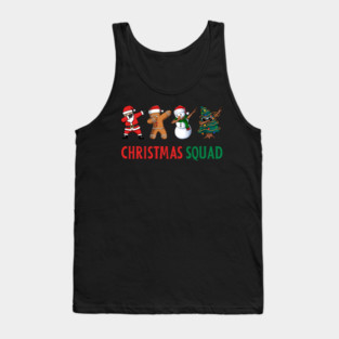 Dabbing Christmas Squad Tank Top