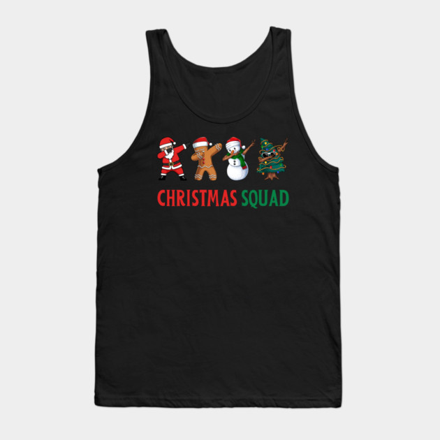 Dabbing Christmas Squad Tank Top by Creatifly Graphic Tees