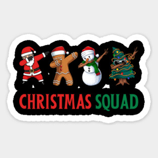 Dabbing Christmas Squad Magnet