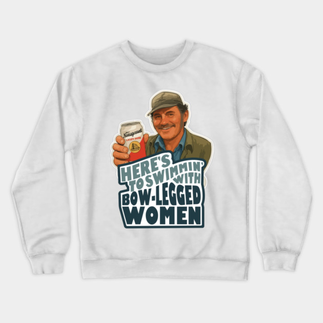 Jaws Crewneck Sweatshirt by Laura Contarino