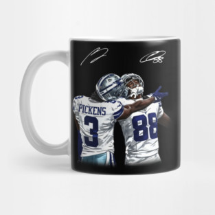 Vintage George Pickens and Ceedee Lamb Fantastic Duo Signature Mug