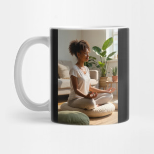 meditating wellness Mug