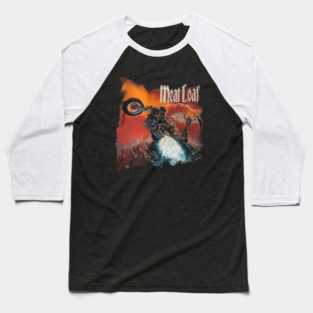 Retro Meat Loaf // Bat Out Of Hell Baseball T-Shirt