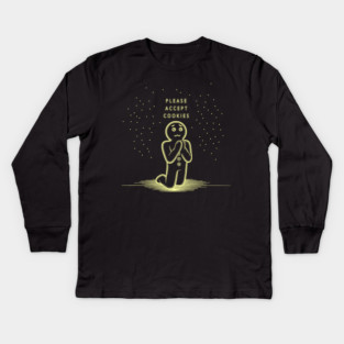 Please Accept Cookies Kids Long Sleeve T-Shirt