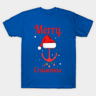 Merry Cruisemas Anchor Holiday Humor T-Shirt