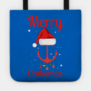 Merry Cruisemas Anchor Holiday Humor Tote