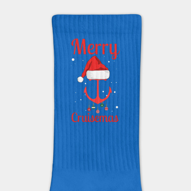 Merry Cruisemas Anchor Holiday Humor by Creatifly Graphic Tees