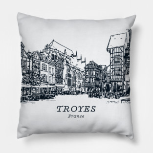 Troyes - France Pillow
