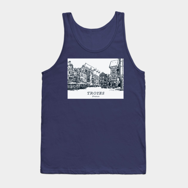 Troyes - France Tank Top by Lakeric