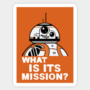 What Is Its Mission??? - Dark Sticker