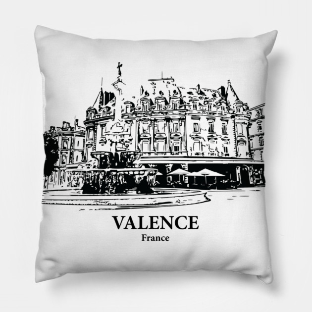Valence - France Pillow by Lakeric