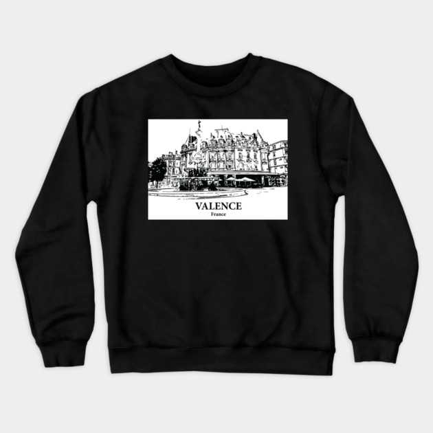 Valence - France Crewneck Sweatshirt by Lakeric