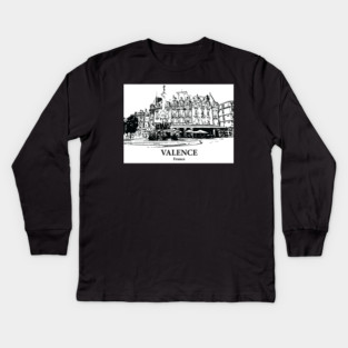 Valence - France Kids Long Sleeve T-Shirt