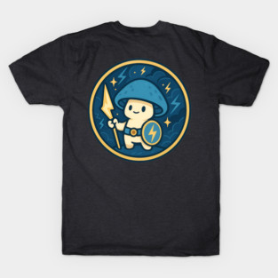 Stormcap the Spark Guardian – Cozy Thunder Chibi T-Shirt