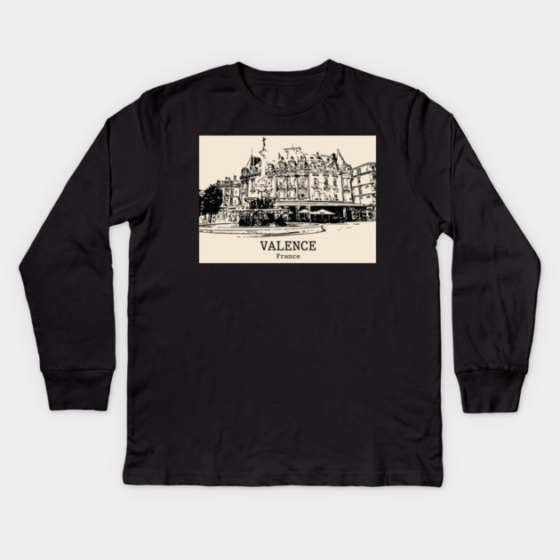 Valence - France Kids Long Sleeve T-Shirt by Lakeric