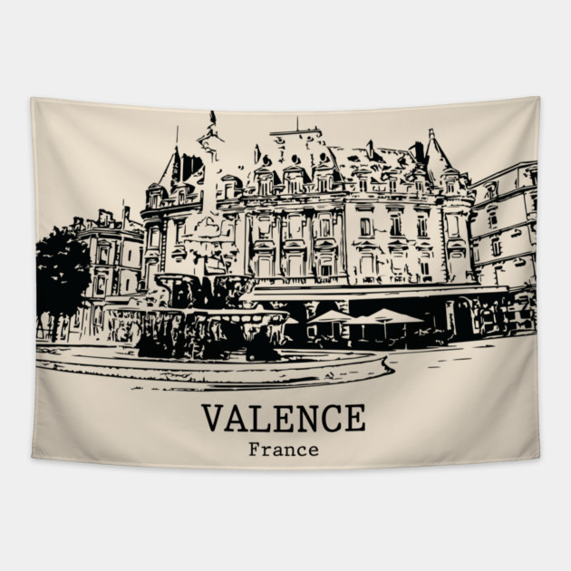 Valence - France Tapestry by Lakeric