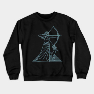 Sagittarius 2025 - Goddess Artemis Crewneck Sweatshirt