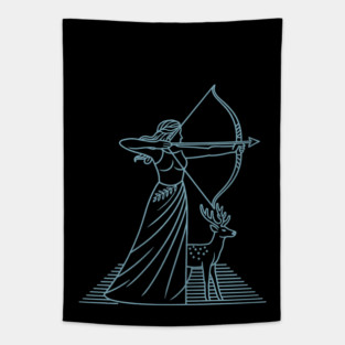 Sagittarius 2025 - Goddess Artemis Tapestry