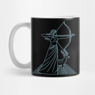 Sagittarius 2025 - Goddess Artemis Mug